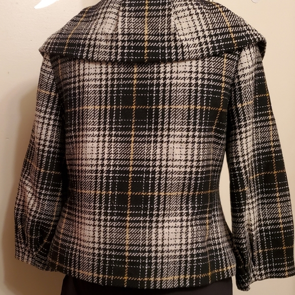 Mossimo Wool Plaid Coat - Picture 2 of 8